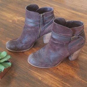 Chocolate Suede Booties